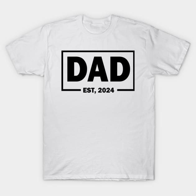 dad est 2024 T-Shirt by mdr design